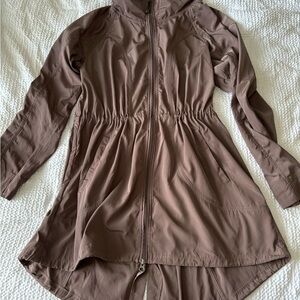 Women's Brown Hooded Jacket